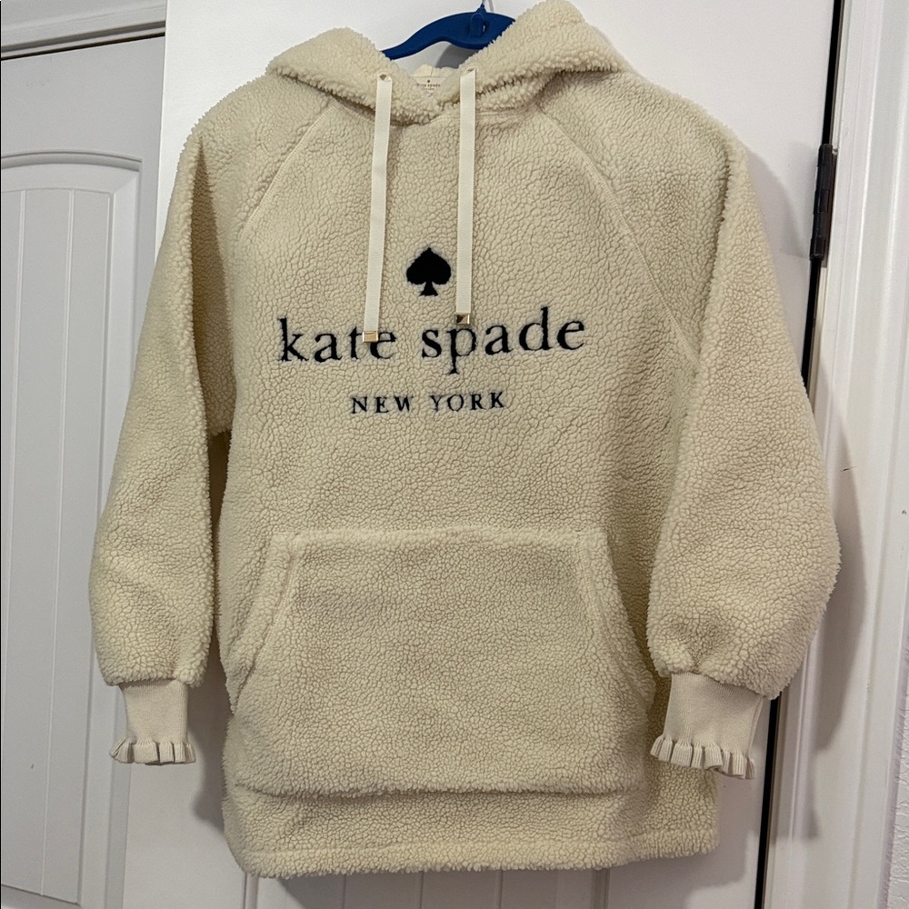 kate spade Cream Hooded Sweater